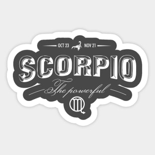 Scorpio Sticker